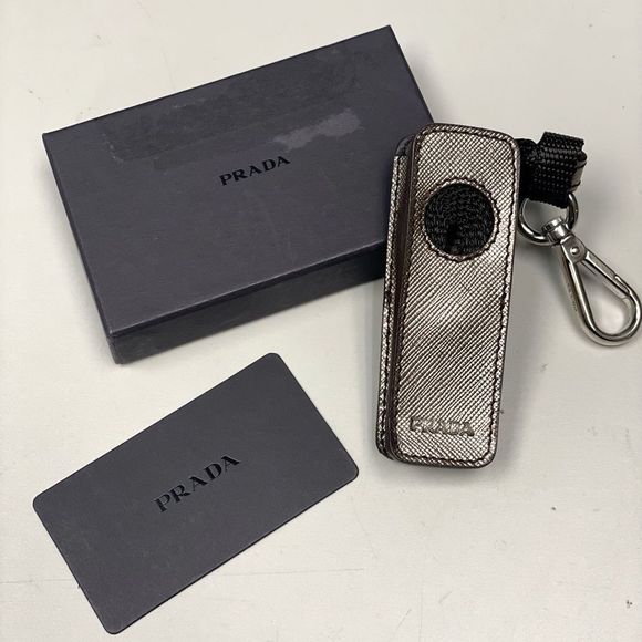🤩BOGO! Prada Mini Metallic Handbag Accesory - Picture 1 of 6